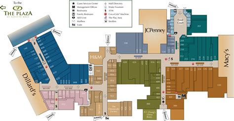 floor map pga mall